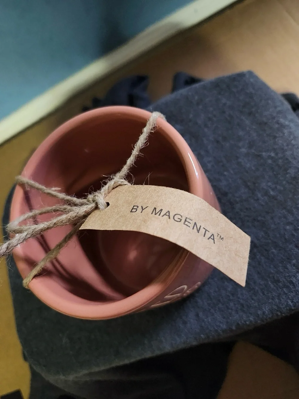 Rae Dunn Spiced Ceramic Candle - Rose Dust